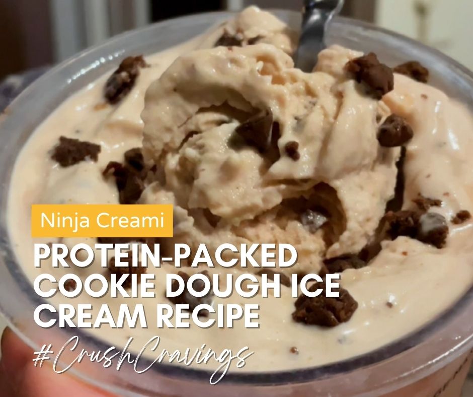 Ninja Creami Protein-Packed Cookie Dough Ice Cream Recipe