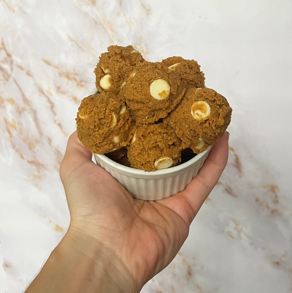 Pumpkin protein cookie dough