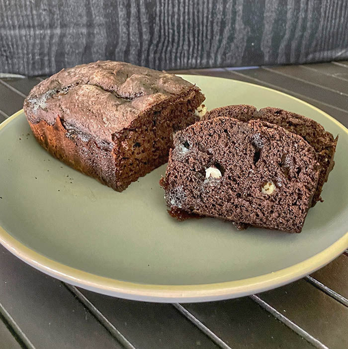Midnight Snack Protein Brownie Loaf