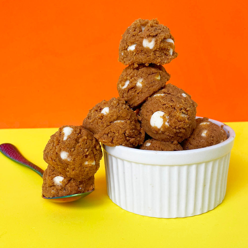 Pump Season: Pumpkin protein cookie dough