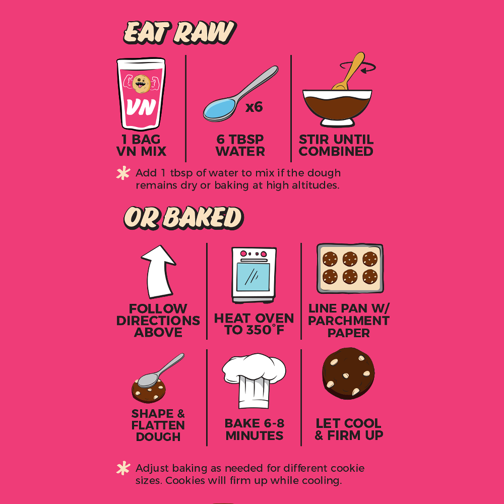 Hot Choc It Up Protein Cookie Dough Directions