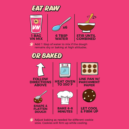Hot Choc It Up Protein Cookie Dough Directions