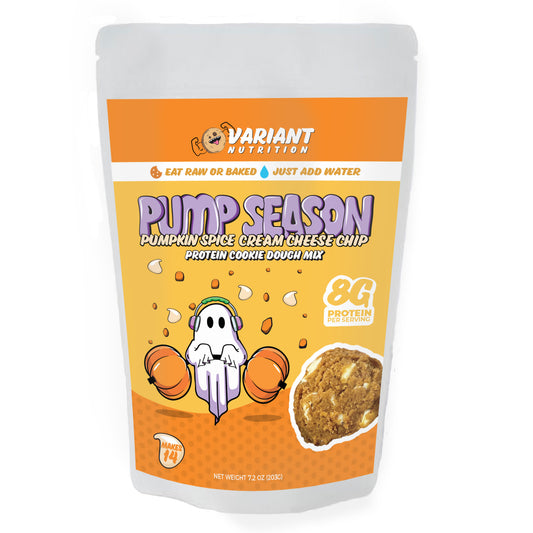 Pump Season Pumpkin protein cookie dough